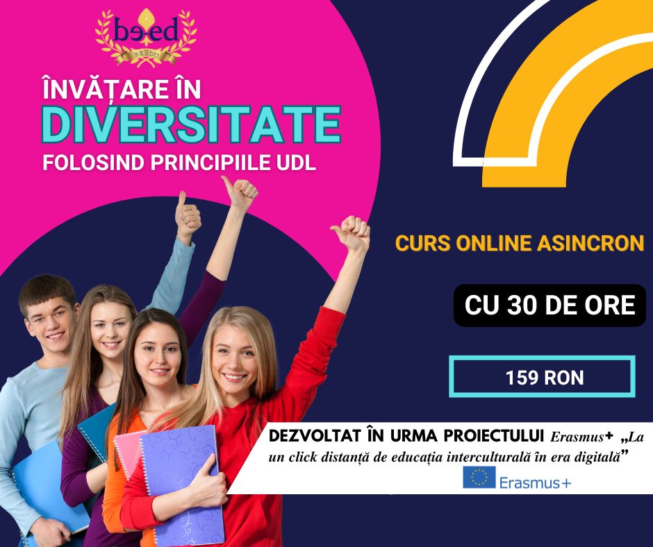 Învățare în diversitate folosind principiile UDL (Universal Design for Learning)