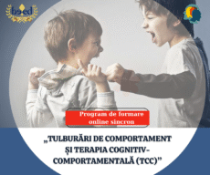 Program de formare online „Tulburări de comportament și terapia cognitiv-comportamentală (TCC)”