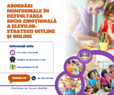 Abordări nonformale în dezvoltarea socio-emoțională a elevilor- strategii offline și online