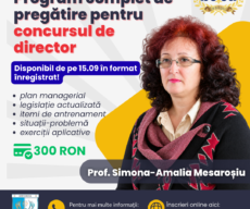 Program complet de pregătire pentru concursul de director - ASINCRON
