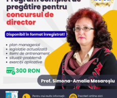 Program complet de pregătire pentru concursul de director - ASINCRON