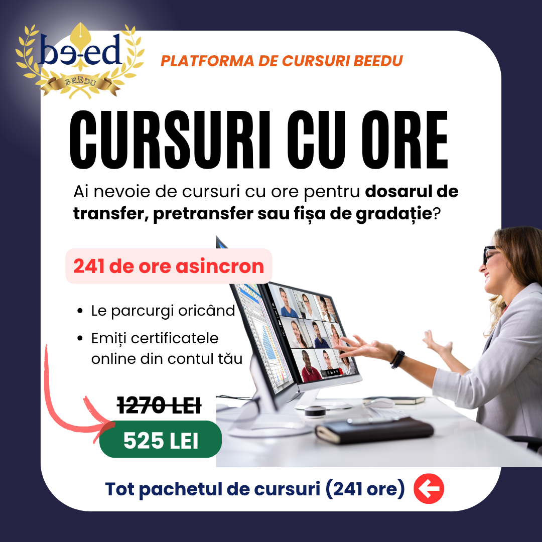 Pachet complet cursuri cu ore (programe de abilitare funcțională)