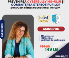 Prevenirea cyberbullying-ului și combaterea stereotipurilor pentru un climat educațional incluziv